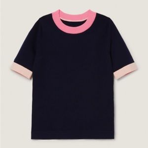 Boden Color Block Abingdon Knitted Tee